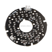 FY-6308 lampe infrarouge 850nm à 8 lampes adaptée à l'objectif 2.8mm 3.6mm 6mm 8mm