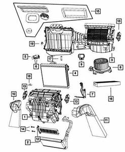 Spectra แกนฮีตเตอร์99370 HVAC ระดับพรีเมี่ยมสำหรับ07-18 68004193AB 68004193 - Product Image 5