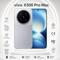 Téléphone mobile VIVO X500 Pro Max 5G 6,85 pouces 2K LTPO 144 Hz 8000 mAh Charge rapide 90 W Caméra périscopique 200 MP Étanche IP68