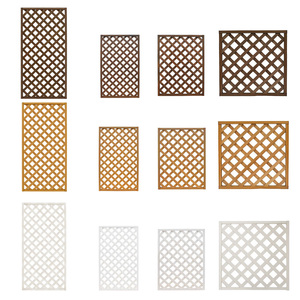 Dễ Dàng Cài Đặt DIY Kích Thước 3/4/5/6 Ft PVC Hàng Rào Hàng Rào Trellis Lưới Cho Biệt Thự Sân Vườn - Product Image 4