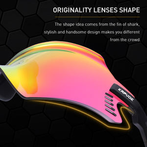 Gafas de ciclismo KAPVOE con lentes de policarbonato, protección UV400, montura completa, gafas deportivas para hombre, para ciclismo al aire libre - Product Image 2
