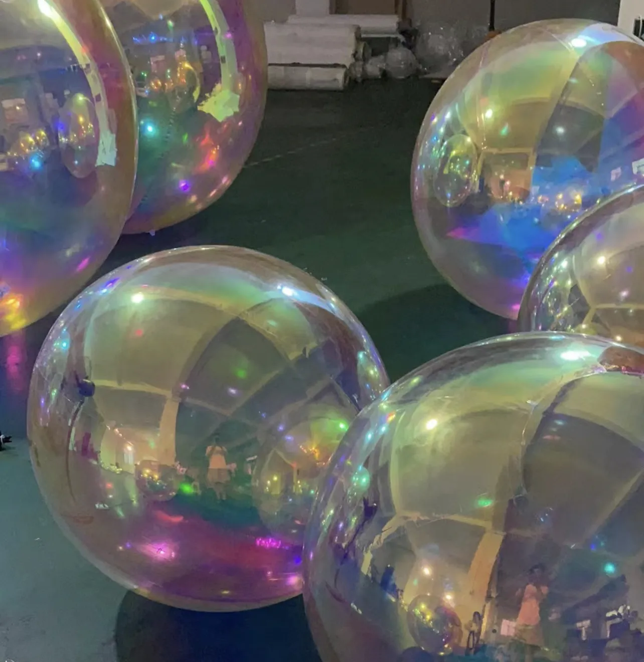 Inflatable reflective Iridescent PVC mirror ball