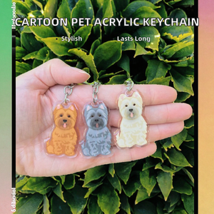 Llavero Acrílico Personalizado con Impresión UV, Alta Calidad, Resistente al Agua, con Diseño de Anime, Perro o Gato, para Regalo Promocional Empresarial, Venta al Por Mayor - Product Image 1