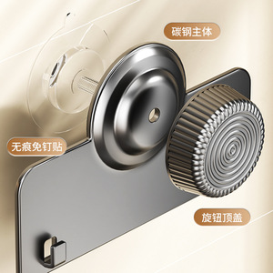 Support mural multi-niveaux en acier carbone pour couvercles de casseroles Sea Shark, organisateur de rangement de cuisine pour planches à découper et couvercles de poêles - Product Image 2