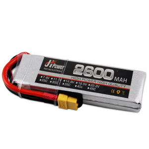 60C 11.1V 7.4V 2600mAh แบตเตอรี่ลิเธียมไอออนแพค2S 3S 4S 5S 6S สำหรับ RC เครื่องบินรถโดรนเฮลิคอปเตอร์สี่ใบพัด - Product Image 2