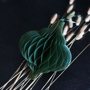 Adorno Navideño <span class=keywords><strong>de</strong></span> Papel con Diseño <span class=keywords><strong>de</strong></span> Panal 3D, Bolas para Árbol <span class=keywords><strong>de</strong></span> Navidad, Colgantes <span class=keywords><strong>Decorativos</strong></span> para Fiesta <span class=keywords><strong>de</strong></span> Navidad - Product Image 2