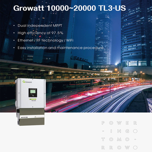 Inversor Solar Híbrido Trifásico <span class=keywords><strong>Growatt</strong></span> 10-40K TL3-US para Electrodomésticos, 277v 480v 20Kw, Conexión a Red - Product Image 2