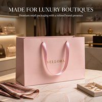 Sac en papier recyclable avec poignée en ruban carton ivoire et logo personnalisé doré, vente en gros pour emballage de luxe durable pour boutiques et détaillants