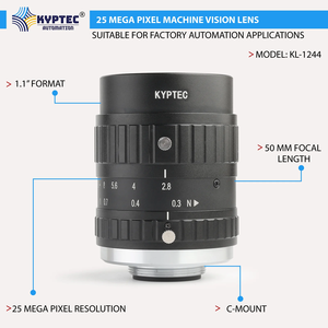 เลนส์วิชันซิสเต็มขนาด 50 มม. 25MP เลนส์ฟอร์แมต 1.1 นิ้ว เลนส์กล้องอุตสาหกรรม เลนส์โฟกัสคงที่ เลนส์ถ่ายภาพความละเอียดสูง - Product Image 1