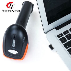 TOTINFO - Escáner Portátil de Códigos de Barras 2D y Códigos QR con Sensor CMOS, Interfaz USB, Inalámbrico BT2.0/3.0/4.0, Garantía de 2 Años - Product Image 1