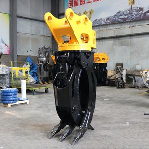 HUITONG <span class=keywords><strong>5</strong></span>-Tonnen-Baggeraufsatz CAT 305 E2 Hydraulik greifer Q355B Rotierender hydraulischer Holz greifer für Baumaschinen - Product Image 6