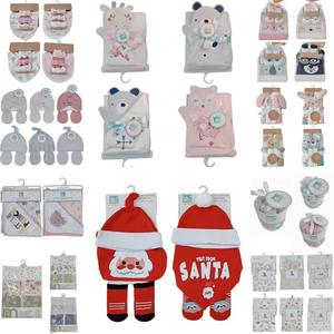 Coffret cadeau pour nouveau-né en petite quantité, avec des articles en coton, couleurs mélangées aléatoirement, non limitées à l'image présentée - Product Image 2