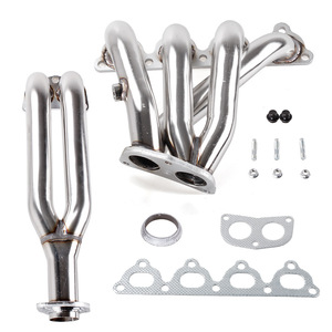 Kit de colector de escape de acero inoxidable para Honda Civic 88-00, mejora del motor serie D - Product Image 1