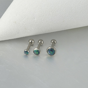 Pendientes <span class=keywords><strong>de</strong></span> tuerca <span class=keywords><strong>de</strong></span> ópalo <span class=keywords><strong>Piercing</strong></span> <span class=keywords><strong>de</strong></span> espalda plana <span class=keywords><strong>de</strong></span> titanio Joyería Cartílago Labret Cartílago Tragus Oreja <span class=keywords><strong>Piercing</strong></span> <span class=keywords><strong>de</strong></span> <span class=keywords><strong>labio</strong></span> - Product Image 6