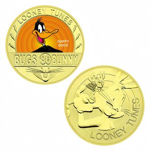 Moneda Conmemorativa de Bugs Bunny, Animación Clásica Americana, Bañada en Oro, 40 mm, Regalo para Coleccionistas - Product Image 2