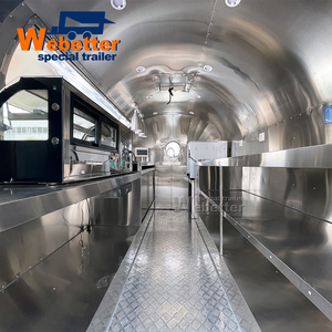 Webetter Carrello Ristorante Personalizzato, Food Truck, Bar Mobile per Succhi, Carretto per <span class=keywords><strong>Patatine</strong></span> Fritte e Dessert, Crepe Food Truck Trailer Completamente Attrezzato - Product Image 6