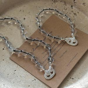 Collar de Plata de Ley S925 con Diseño de Gota de Agua y Circonita, Cadena para Clavícula, Estilo Fresco, Dulce y Espiritual - Product Image 5