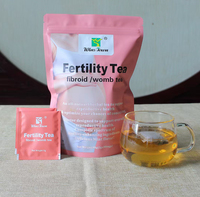 Tisane de Fertilité Biologique Naturelle Détox Utérine pour Femmes, Mélange Végétalien d'Herbes Sacrées, Goût Spécifique