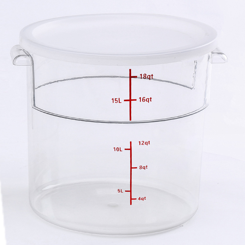Contenedor redondo de 17,2 L, 378*305 mm