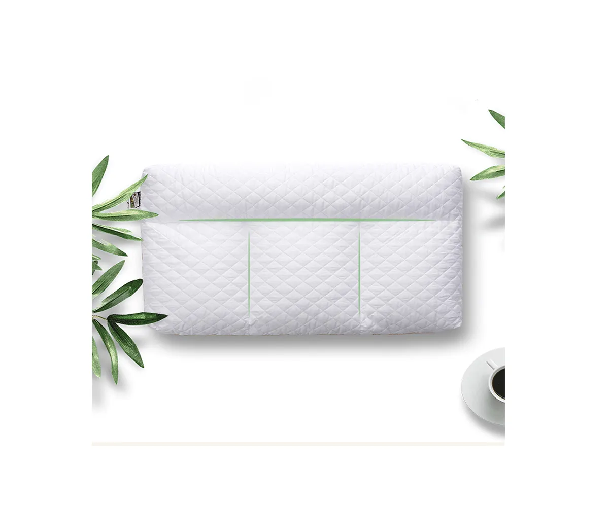 Comfortable Scientific K-FREE Natural Shredded Latex Pillow Zoned Function Latex pillow Protect for Sleeping