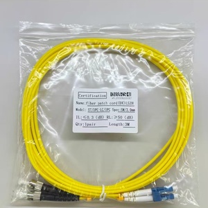 Cable de Fibra Óptica Monomodo Dúplex LC/UPC a ST/UPC, Cable Óptico LSZH de 3.0mm, Cable de Conexión de Fibra LC-ST - Product Image 5