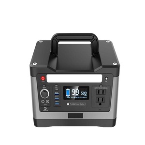Station d'alimentation portable 500w 110v 220v, camping, urgence, maison, station d'alimentation solaire portable, alimentation portable, batterie Lifepo4 - Product Image 1