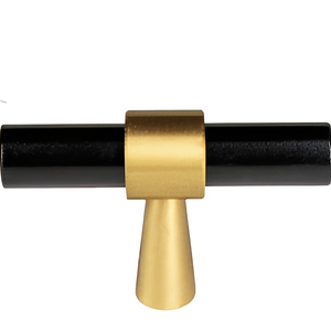 Zwart Goud Messing Deur Pull Kast Lade Handvat En Knop Voor Meubels - Product Image 3