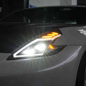 YLD ไฟหน้ารถยนต์แบบ LED, อุปกรณ์ตกแต่งไฟหน้ารถสำหรับ Nissan 370Z Fairlady Z Z34 09-21สไตล์ใหม่ - Product Image 1