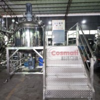 Máquina para Hacer Champú de Tipo Fijo de 2000L con Bomba de Molienda de Engranajes, Alta Productividad, Mezclador Emulsionante al Vacío a Gran Escala