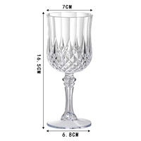 Verres à vin rétro en plastique bleu vintage pour événements et fêtes – Vaisselle de réception