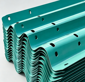 Système de barrières de sécurité routière en acier galvanisé de type W pour les projets de sécurité routière en Arabie Saoudite, Émirats arabes unis, Qatar, Oman, Dubaï - Product Image 4