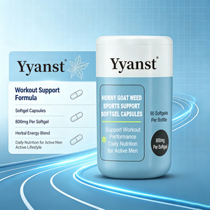 Wholesale Horny Goat Weed Softgel Capsules 800mg 90pcs Sports Support Workout Performance Herbal Energy <b>Blend</b> for <b>Active</b> Men OEM - Product Image 3