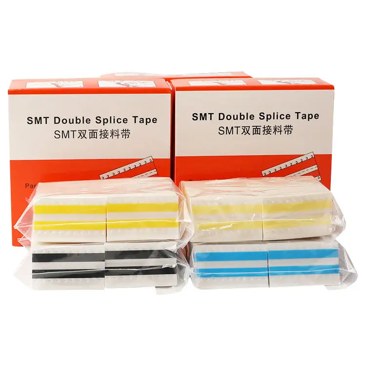 Smt Double Splice Tape 8mm Yellow 500pcs/box Use On Your Smd Reels To Be Spliced