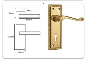 המפעל הסיטונאי באיכות גבוהה סיני ידית דלת morset מנעול דלת morset עבור דלת פנימית - Product Image 3