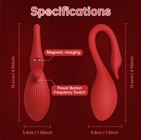 Vibrateur œuf APP Swan Jumps, jouet sexuel pour femmes, recharge magnétique, massage anal