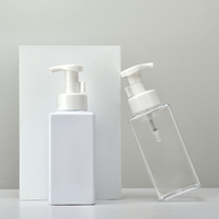 Bouteille à pompe en plastique PET de 500ml, distributeur de savon liquide, bouteille à pompe à mousse, vente en gros