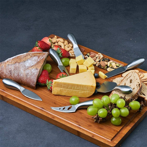 Premium 6 pezzi di formaggio pala antiaderente rivestito in acciaio inossidabile coltello per formaggio Set con scatola regalo per natale pronto per la spedizione - Product Image 2