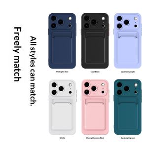 Funda Protectora Delgada y Ligera con Ranura para Tarjetas y Protección Antihuellas para Teléfonos Móviles <span class=keywords><strong>iPhone</strong></span> y Android, Venta al Por Mayor - Product Image 5