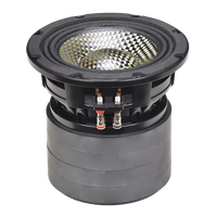 Altavoces de Rango Completo de Fibra de Carbono de 6 Pulgadas (4 Unidades) con Ferrites de 300 WRMS y de 8 Pulgadas (5 Unidades) con Imanes de 800 WRMS para Sistemas de PA para Exteriores