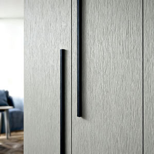 خزانة ملابس خشبية عصرية فاخرة من BOSNiE صديقة للبيئة سهلة التجميع بأبواب منزلقة بيضاء وسعة تخزين كبيرة - Product Image 4