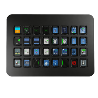 MiraBox XL Tastierino Macro LCD a 32 Tasti con Controlli Programmabili per Streamer, Creator e Gaming