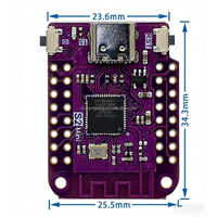 Placa de Desarrollo Linux S2 Mini V1.0.0 ESP32-S2, 4MB de Memoria Flash, 27 Pines de E/S Digitales, Velocidad de Reloj de 240MHz, Kit de Módulo WiFi