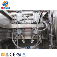 Machine de remplissage d'eau en bouteilles plastiques de 5 gallons, petite capacité, 100 BPH, pour entreprise de production d'eau de source à domicile