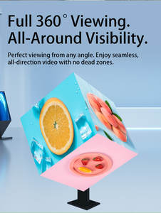 Pantalla Digital Táctil Mágica de 4/5 Lados, Publicidad Interior/Exterior para Tiendas, a Todo Color, 5V, Fácil de Colgar, Montada o de Pie - Product Image 4