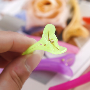 Candy Color Jelly Duckbill Hair Clips 12 Cm Solid Color Daily Use - Product Image 4