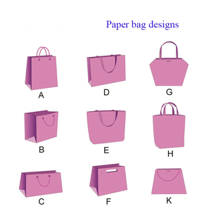 Bolsa de regalo personalizada de lujo para cosméticos, embalaje de joyería de boutique, rosa de bebé, bolsas de regalo de papel con impresión de logotipo - Product Image 5