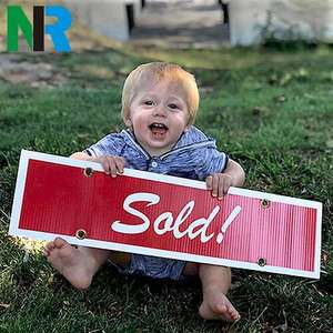 Panneaux de cour personnalisés en gros Panneaux d'impression imperméables en couleur Panneaux d'affichage pour la promotion des entreprises - Product Image 2