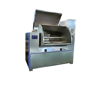 Mélangeur horizontal pour aliments pour chiens, capacité de 50 kg, 100 kg, 200 kg, 250 kg, avec moteur et pompe à commande PLC, acier inoxydable, neuf - Product Image 6
