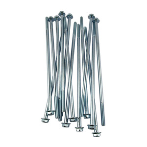 Varilla Roscada Extendida M6*195 de Acero para Generador con Acabado de Zinc, Brida Hexagonal, Antioxidante y Antirrobo - Product Image 3