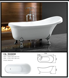 Lossy Red REE tantanding Room athroom Law Foot crycrylic tub athtub For dult ooaking elaelax elaathtub ITH - Product Image 2